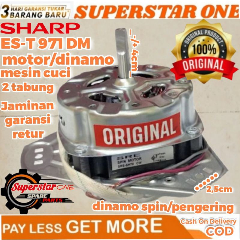 Dinamo spin/pengering mesin cuci sharp ES-T971DM/ES-T 971DM/ES-T971 DM/EST971DM/EST 871 DM