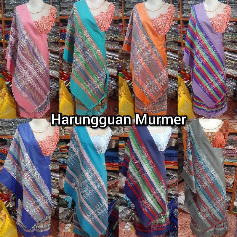 KAIN SONGKET HARUNGGUAN TENUN KHAS BATAK SETELAN SERAGAM SONGKET TUMTUMAN