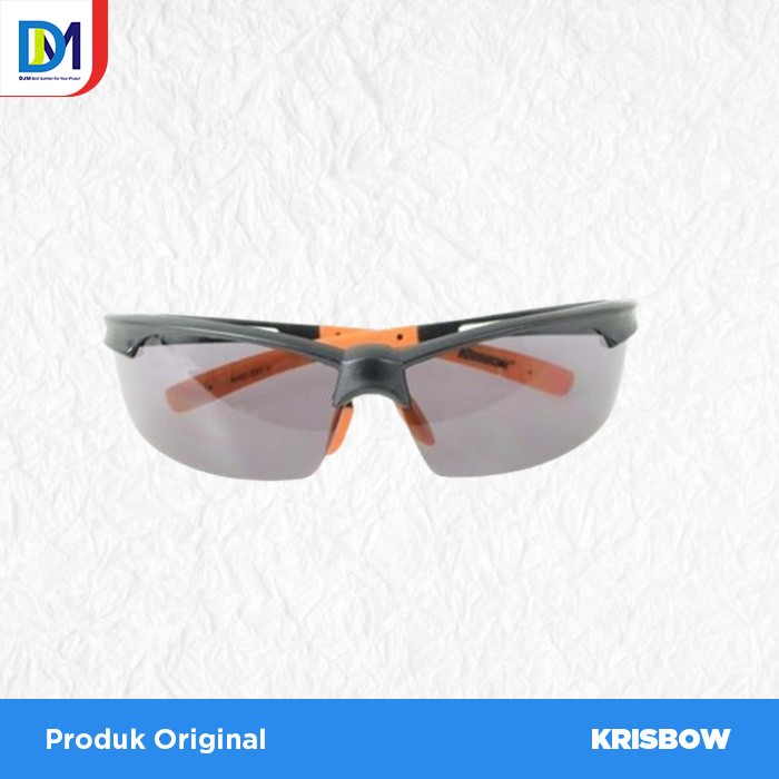 Kacamata Safety Lensa Gelap Nosepad Krisbow Produk Original