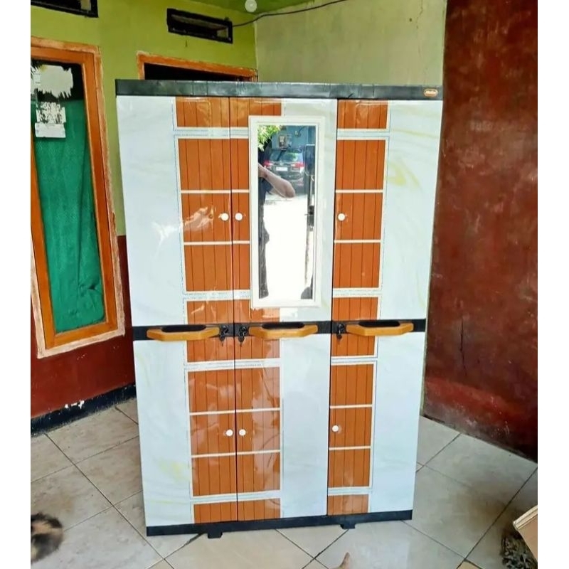 Lemari plastik Naiba 3pintu