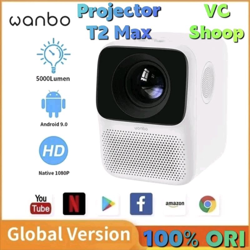 Wanbo T2 Max/T2 Free Smart projector Full HD