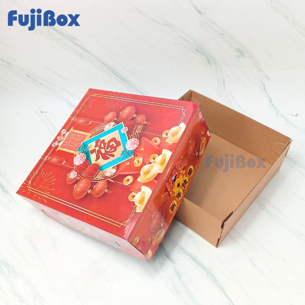 

CNY Hampers Box / Kotak Hampers Imlek Persegi 2 Ukuran