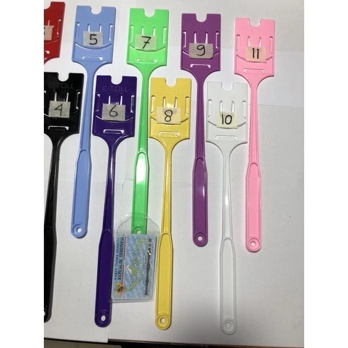 READY STOK] Tongkat Plastik E-Toll Etoll Card Stick Tongtol Tempat Kartu Emoney