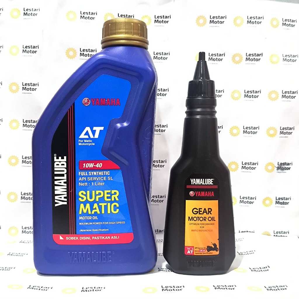 YAMAHA GENUINE PARTS PAKET OLI MOTOR NMAX YAMALUBE SUPER MATIC 1L 100% ORIGINAL