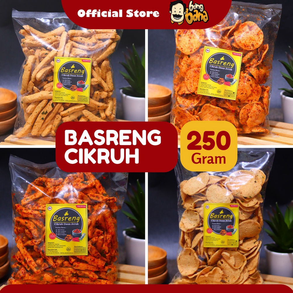 

KODE D37O Basreng Pedas Daun Jeruk Kiloan 25 Gram Bumbu Cikruh