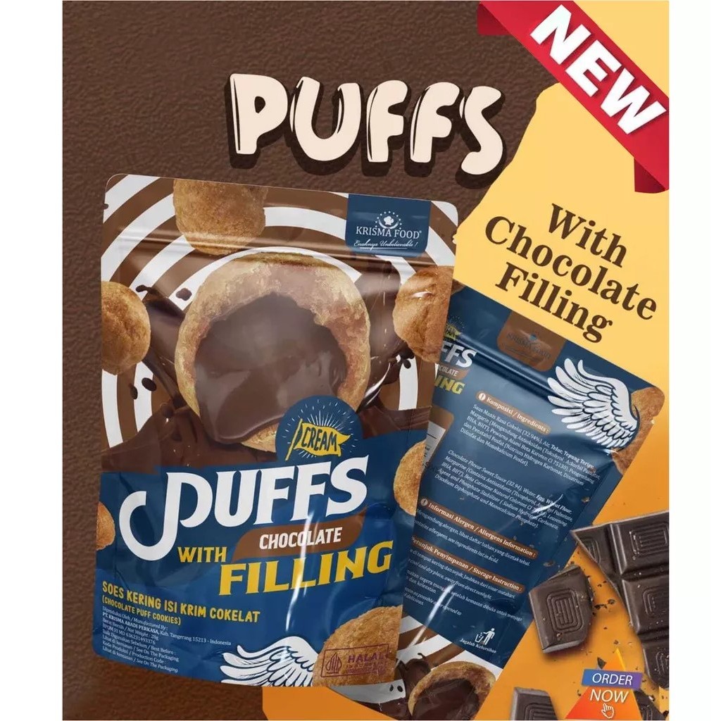 

KUE PUFFS SOES ISI CREAM