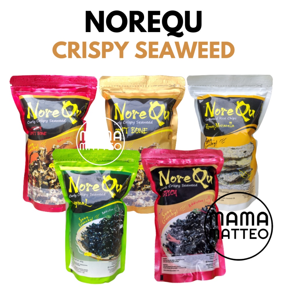 

KODE H63G NoreQu Curly Crispy Seaweed Rumput Laut Noreque Rasa Original Softbone Spicy Honey Mozarella Spicy BANDUNG