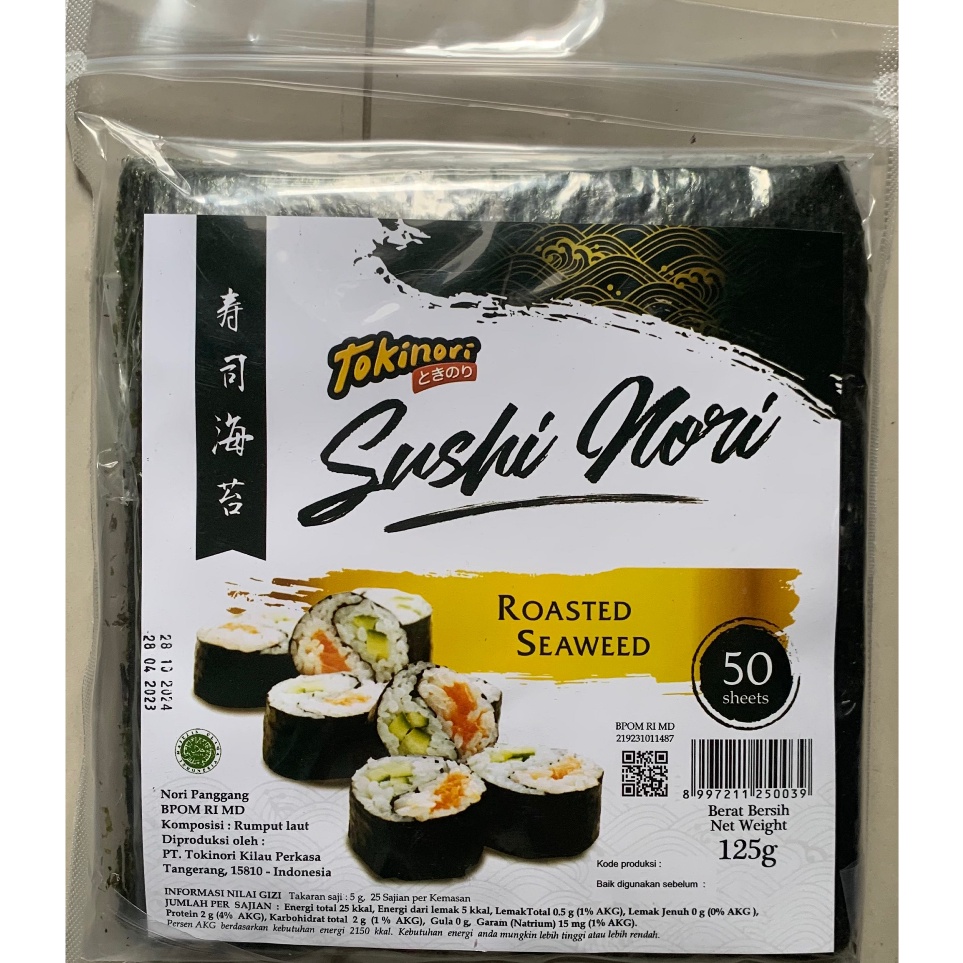 

KODE M28F Toki Nori Roasted Seaweed 5 Lembar