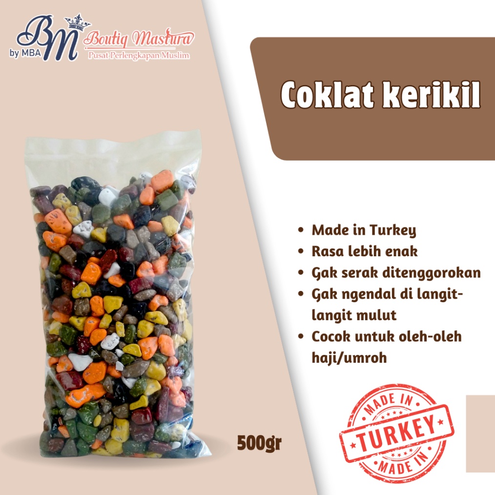 

KODE C84D Coklat Batu kerikil Turkey 5 gram