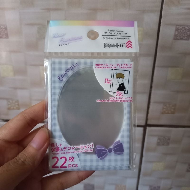 

Trading Card Decoration Sleeve - Purple Ribbon