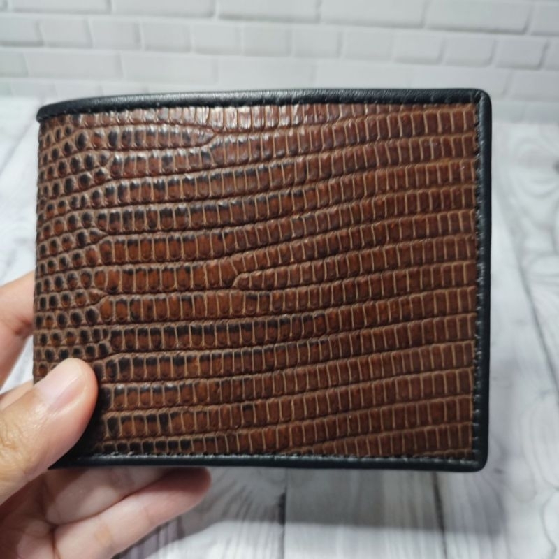 Dompet Kulit Asli Original Biawak Tempahan Awet Tahan Lama  Dompet Pria