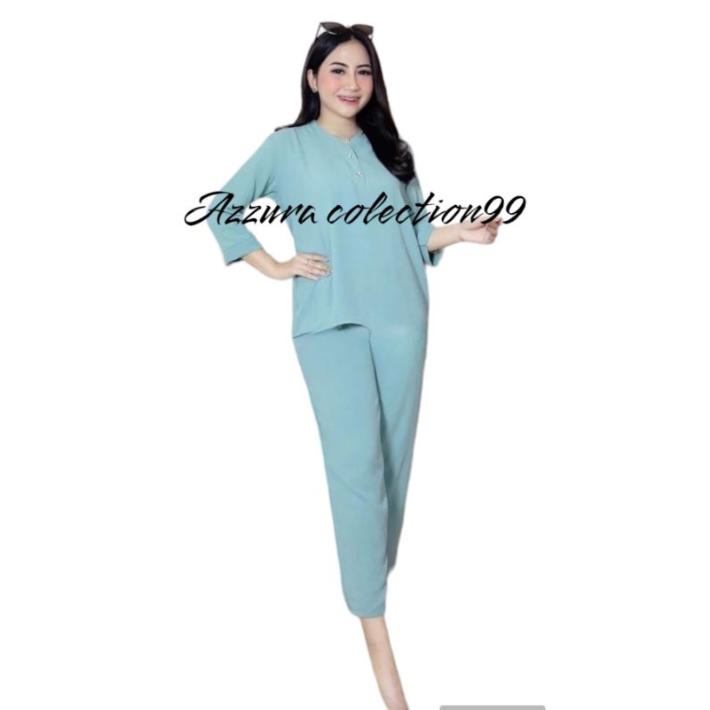 SETELAN CRINKLE IMPORT/SET CRINKLE AIRFLOW PANJANG/ONE SET CRINKLE 0701