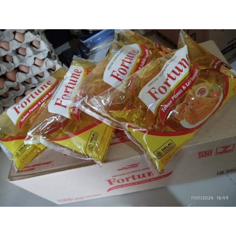 

Minyak Goreng Fortune Bantal 1 Liter