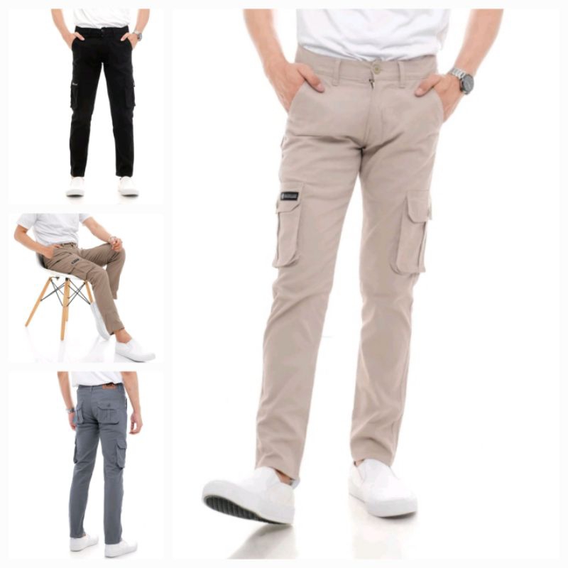 Celana Cargo Panjang Pria Slimfit Celana Kargo Panjang Celana Panjang Cargo Pria Cargo Pants