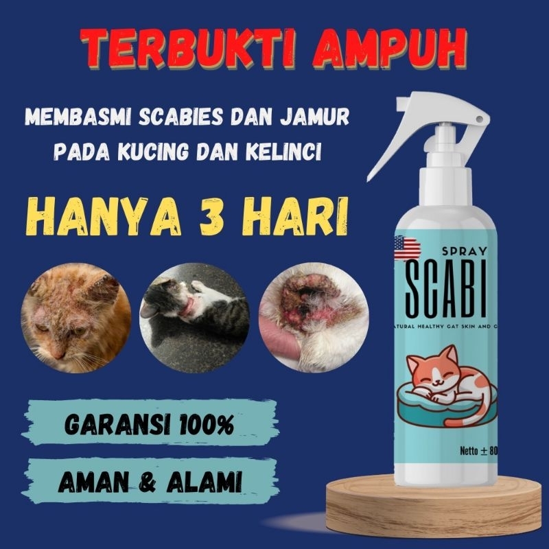 Obat Pembersih Perawatan Vitamin Scabies Jamur Kurap Kulit Tungau Telinga Kutu Tetes Telinga Abses G