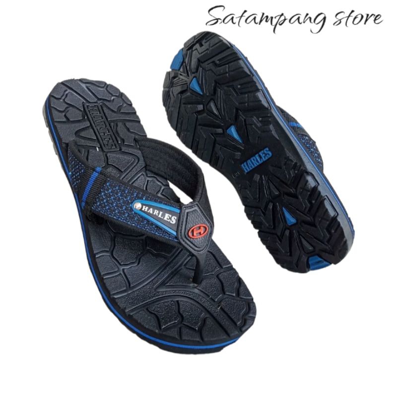 Sandal gunung harles pria casual jepit original sandal otdoor pria harles sandal adventure sandal he