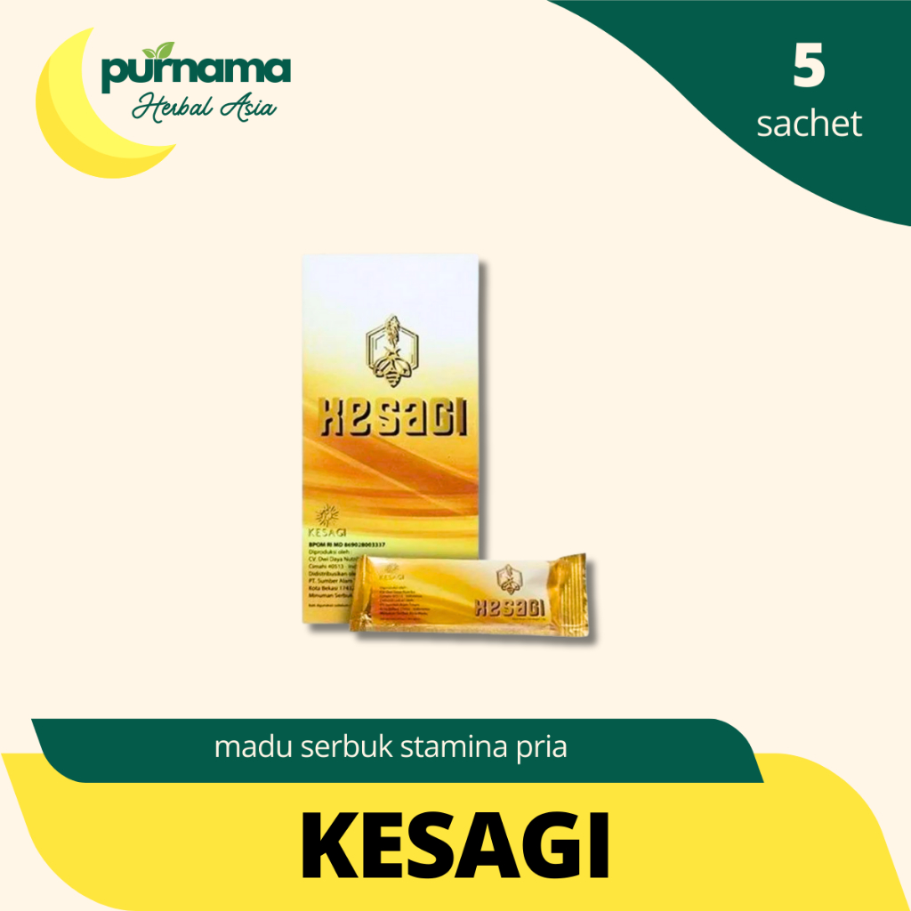 KESAGI Asli Original 100% 1 Box 5 Sachet