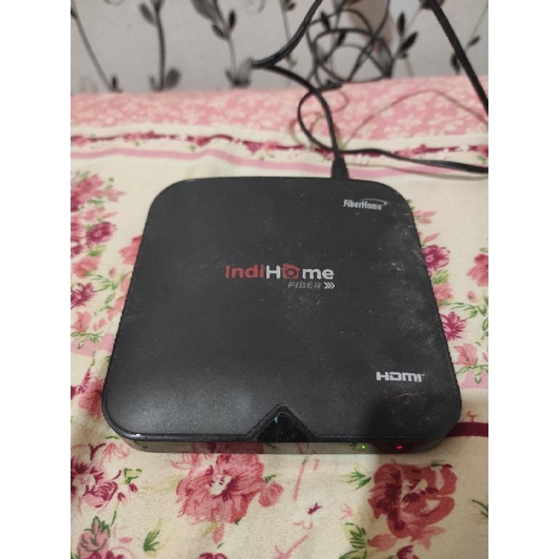 STB Tv Box Indihome Fiberhome Hg680-P Unit saja + Kabel HDMI to HDMI