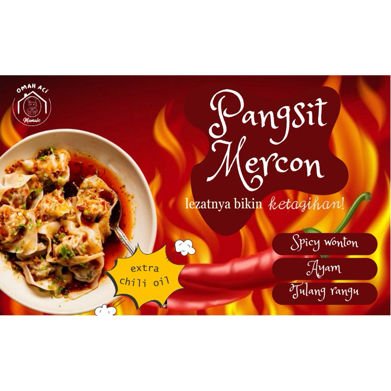 

pangsit ayam dan tulang rangu