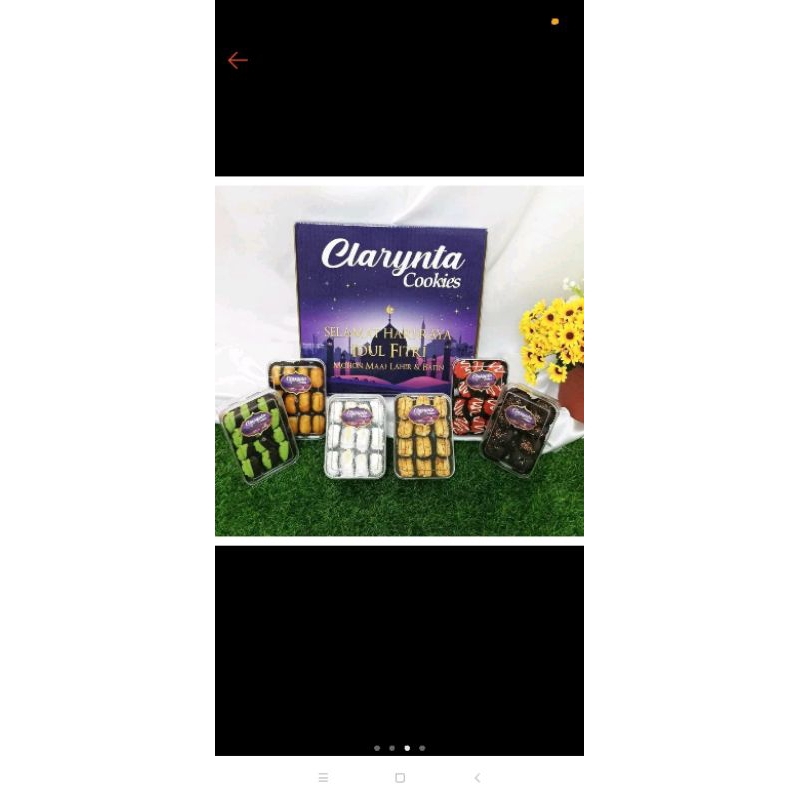 Kue Lebaran Clarynta Cookies by Yona Original