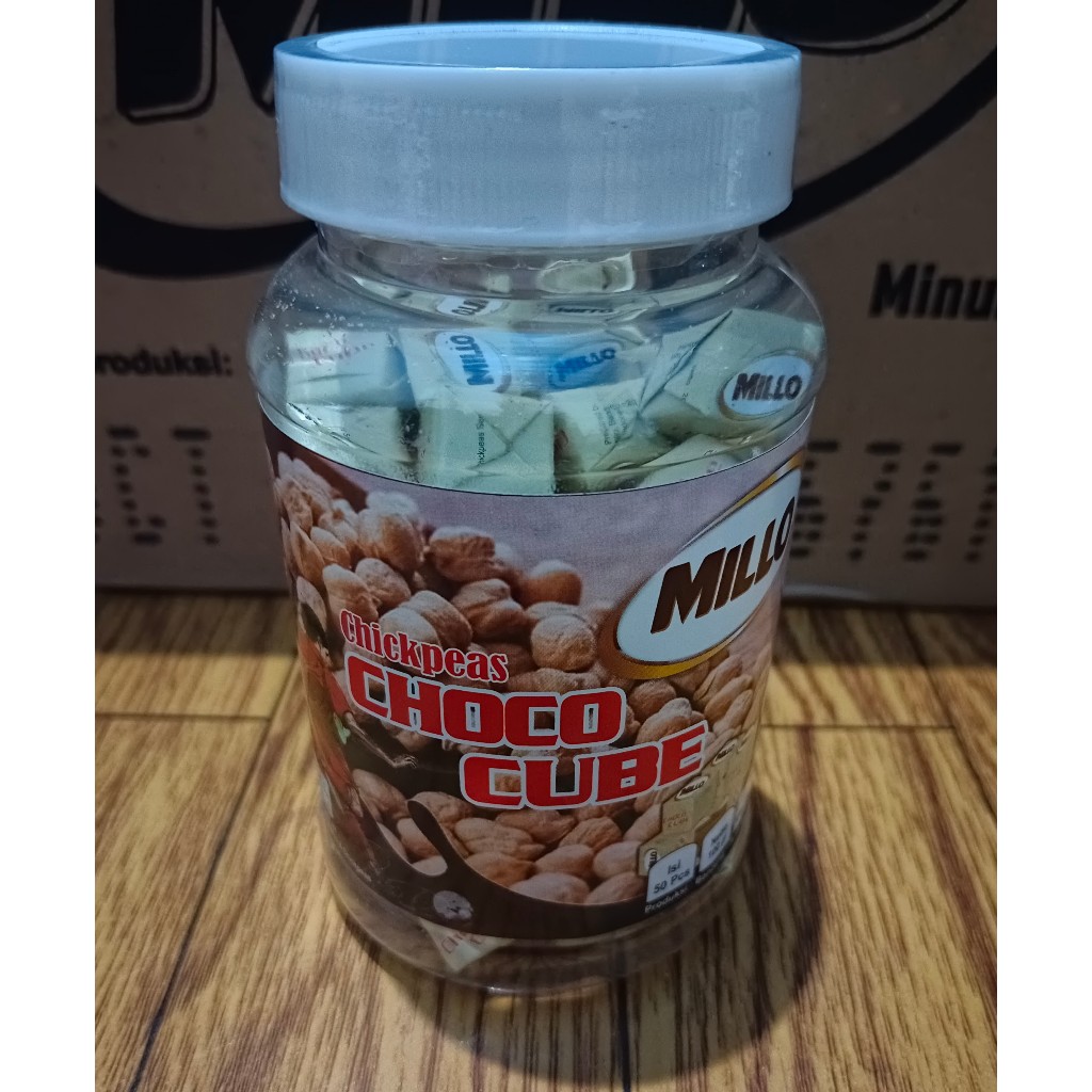 

Chickpeas/Kacang Arab, Milo / Millo Cube Lokal 1 Toples (Isi 50 Cube)