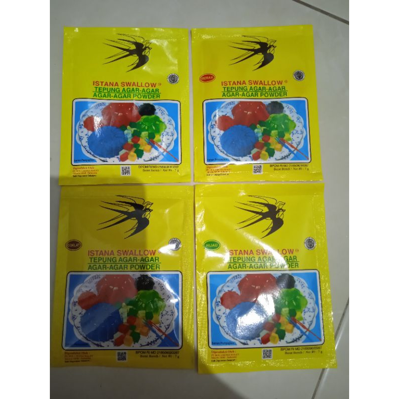 

Agar agar swallow || Istana swallow per pcs 7gr