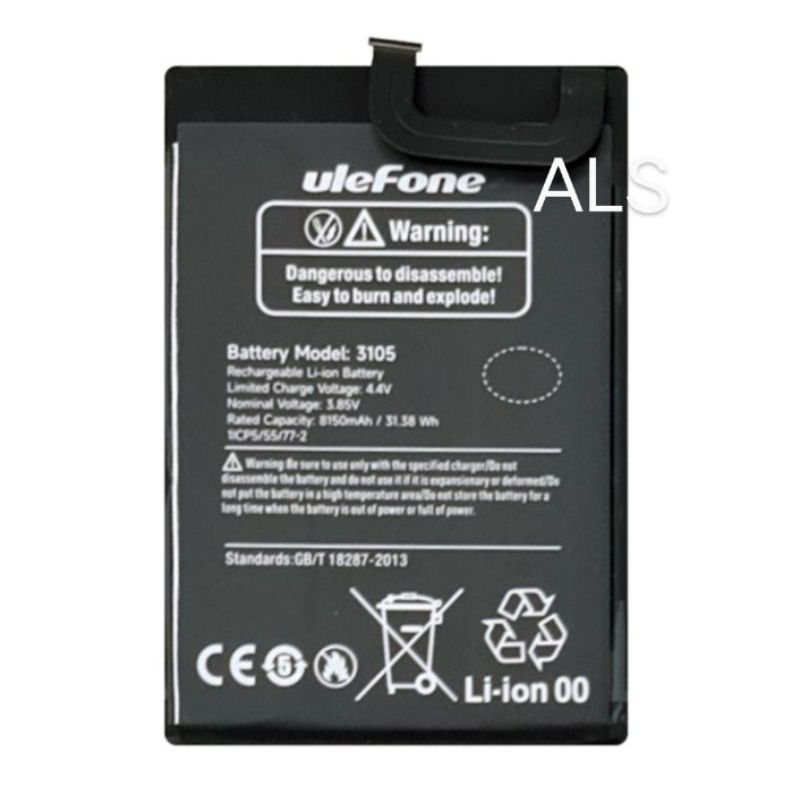 Batre 3105 For Ulefone Armor x11 X11 pro Batrei HP Outdoor Batrai X11 Baterai X10 pro Battery