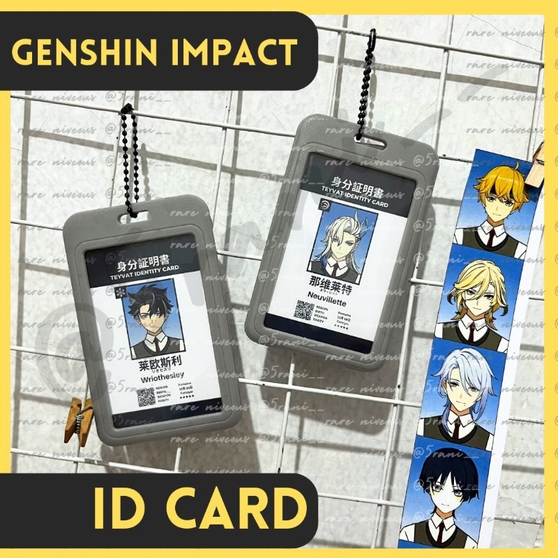 Genshin Impact ID CARD version anime manga webtoon manhwa
