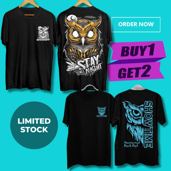 BELI 1 GRATIS 1 KAOS DISTRO | BAJU KAOS PRIA WANITA LENGAN PENDEK