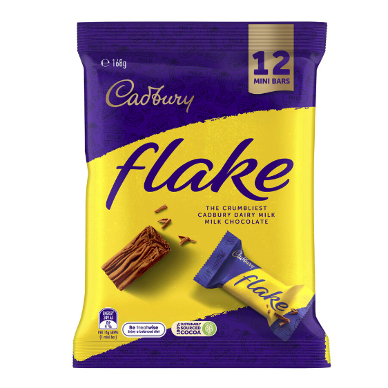 

Cadbury Flake Chocolate Sharepack 12 pack | 168g