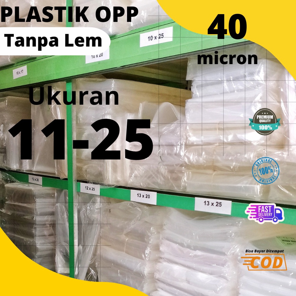 

Ready 1 KG Plastik Opp Kaca Tebal Bening Ukuran Tanpa Lem 11 25 Tebal 4 Micron Untuk Kemasan Aksesoris Souvenir Bross Mainan Snack Plastik Opp Kiloan ETT