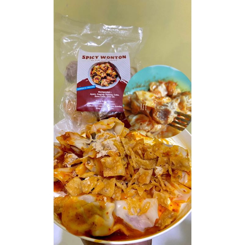 

Spicy Wonton isi 5pcs by yuk ning , !!