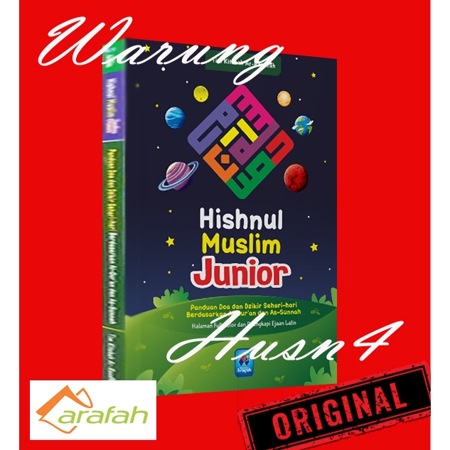 Buku Hishnul Muslim Junior Panduan Doa Dan Dzikir Dilengkapi Ejaan Latin
