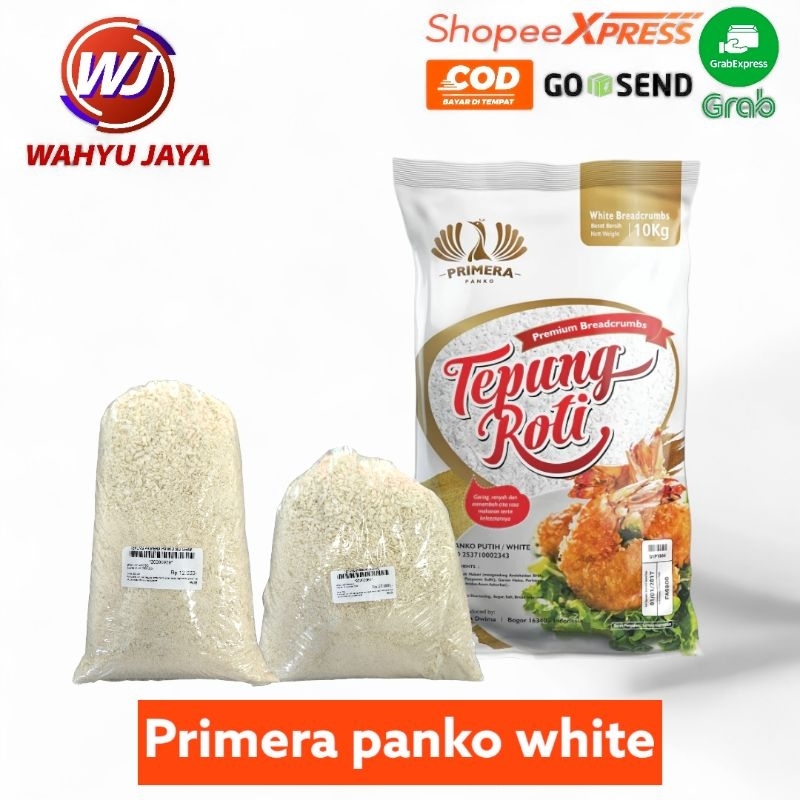 

Primera panko white(putih)kemasan 1 kg,500 gram