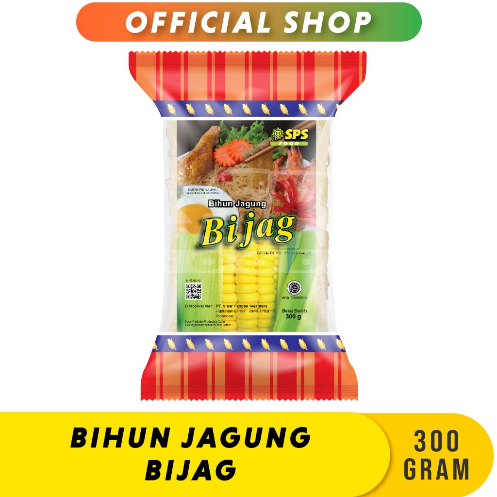 

Bijag Bihun Jagung 300 Gr (1 Pack)