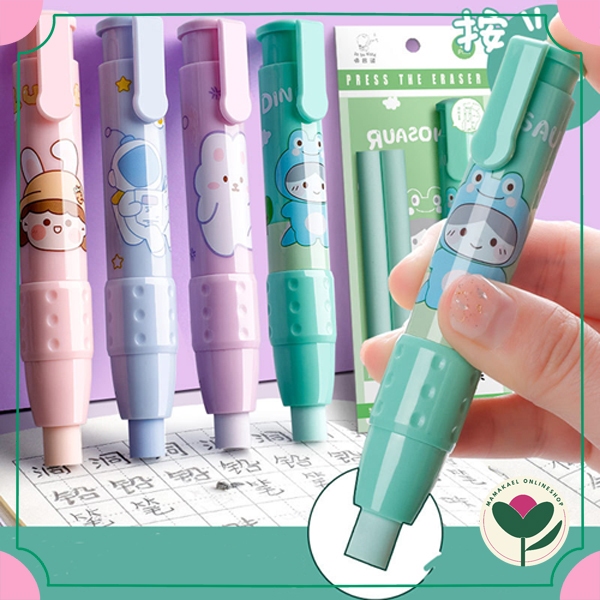 

Penghapus mekanik press the eraser lucu cute MK1238
