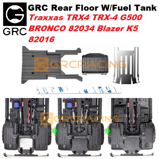 GRC Rear Floor W/Fuel Tank Traxxas TRX4 TRX-4 G500 BRONCO 82034 Blazer K5 82016 Rc