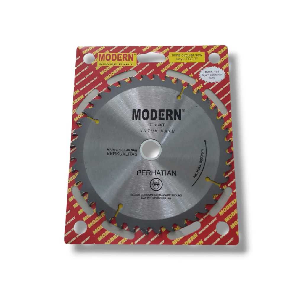 Mata Gergaji Circular Saw 7" Inch X 40 T Modern