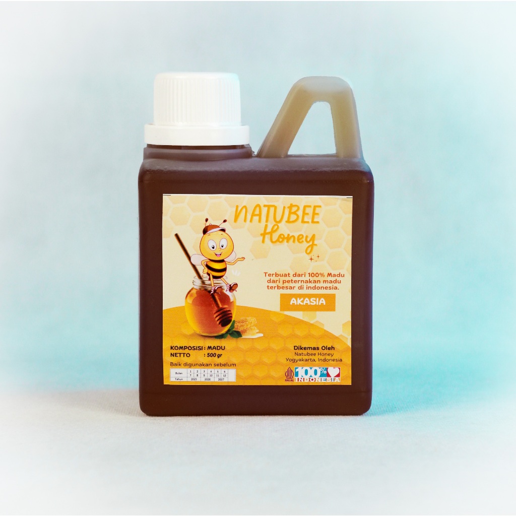 

Natubee Honey Madu Murni Akasia 500 Gr Raw Honey Asli