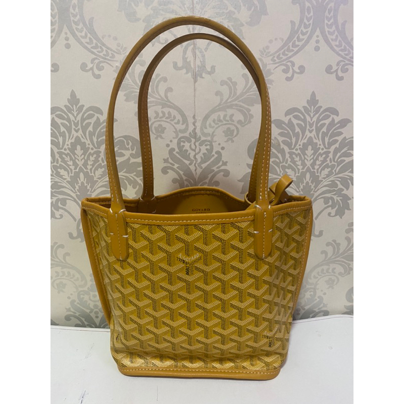 Goyard mini anjou kuning preloved VVGC