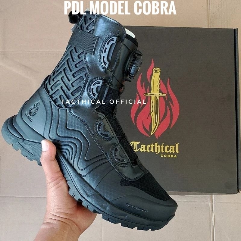 SEPATU PDL TALI PUTAR COBRA TACTICAL KULIT ASLI SEPATU PDL TALI PUTAR TACTICAL