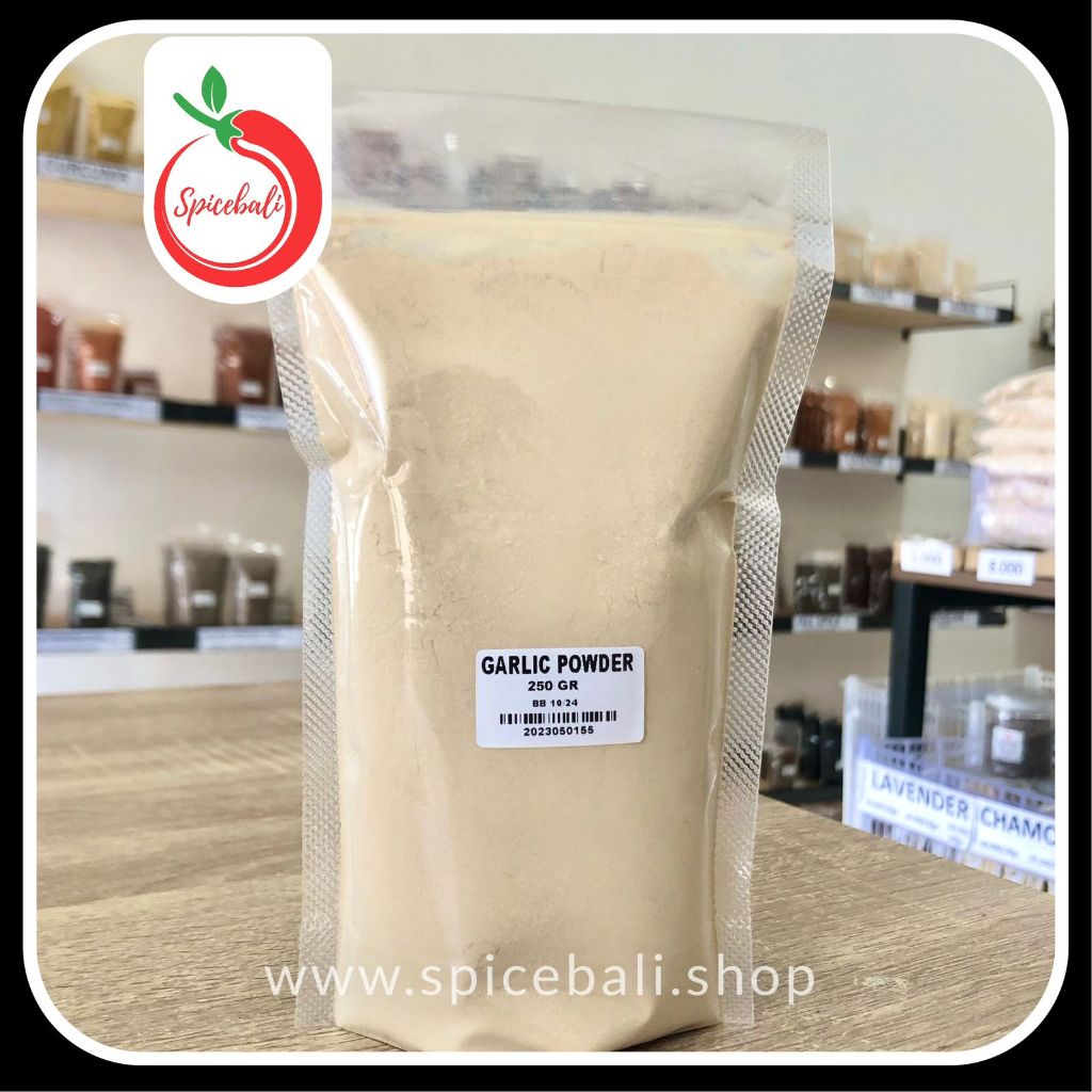 

Bawang Putih Bubuk 250 gr / Garlic Powder 250 gr / Pure Garlic Ground / Bumbu Bawang Putih Bubuk