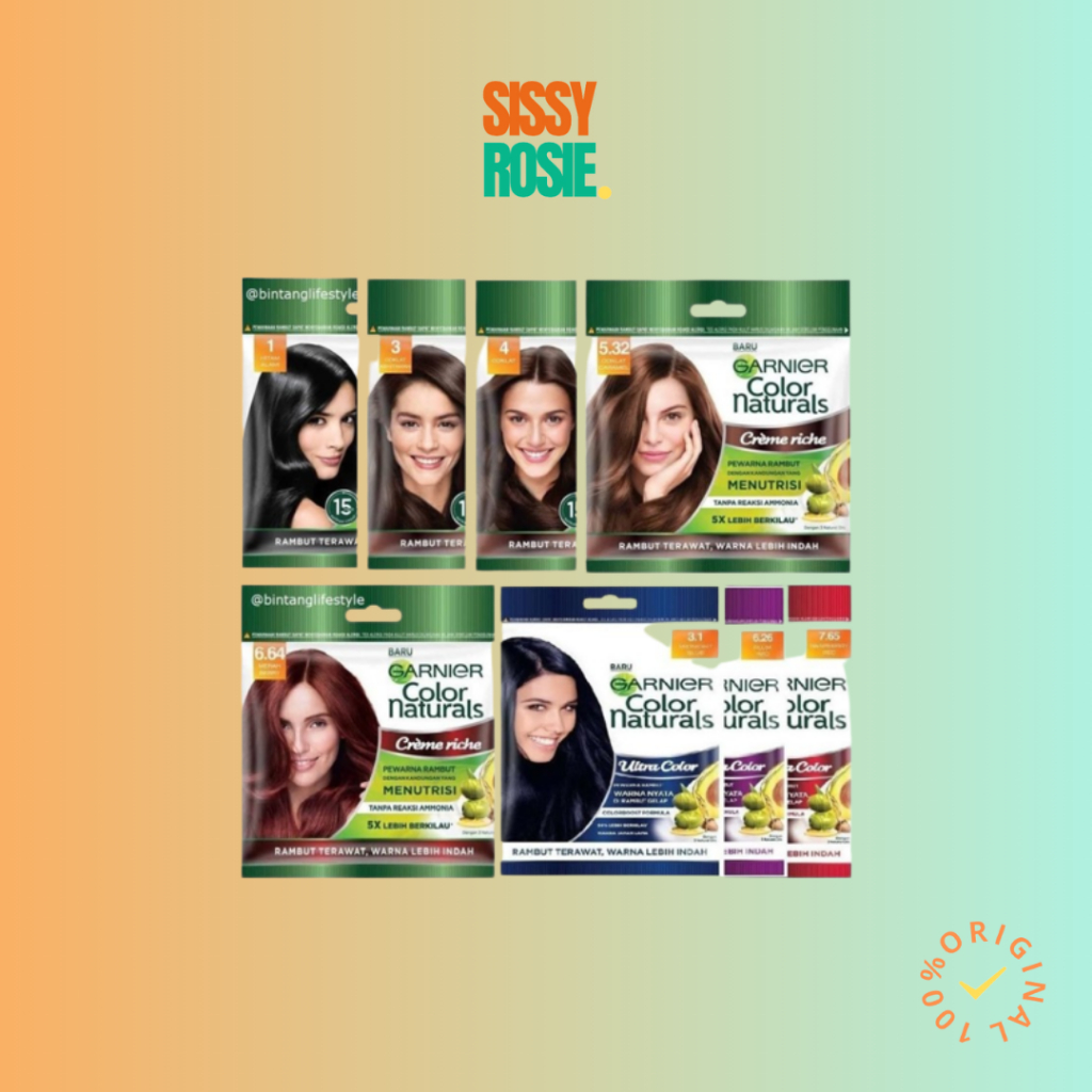 Garnier Color Natural Express Cream, Ultra Color / Garnier Semir Sachet / Cat Rambut Garnier