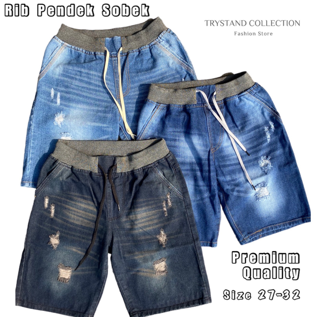 "NEW" OBRAL YOP'S CELANA PENDEK PRIA KOLOR RIB PINGGANG KARET | LANGSUNG KONVEKSI