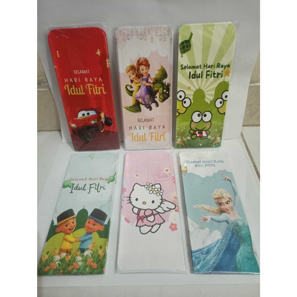 

AMPLOP LEBARAN JUMBO KARTUN ISI 10 LEMBAR / AMPLOP LEBARAN / AMPLOP / IDUL FITRI / THR