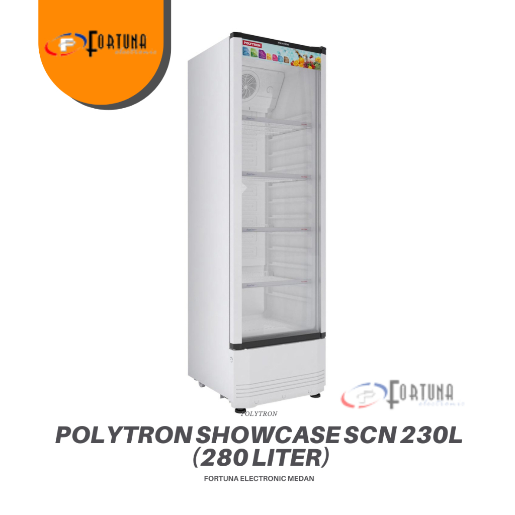SHOWCASE POLYTRON SCN 230L /SCN230L 4 RAK MEDAN