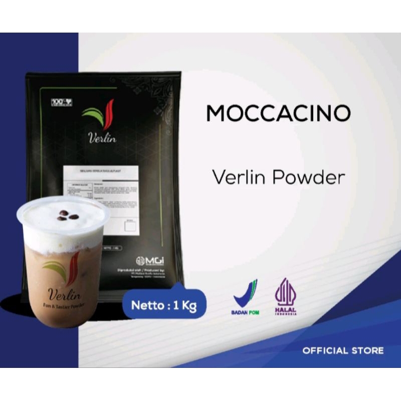 

VERLIN POWDER DRINK MINUMAN SERBUK MOCCACINO / Bubuk minuman moccacino