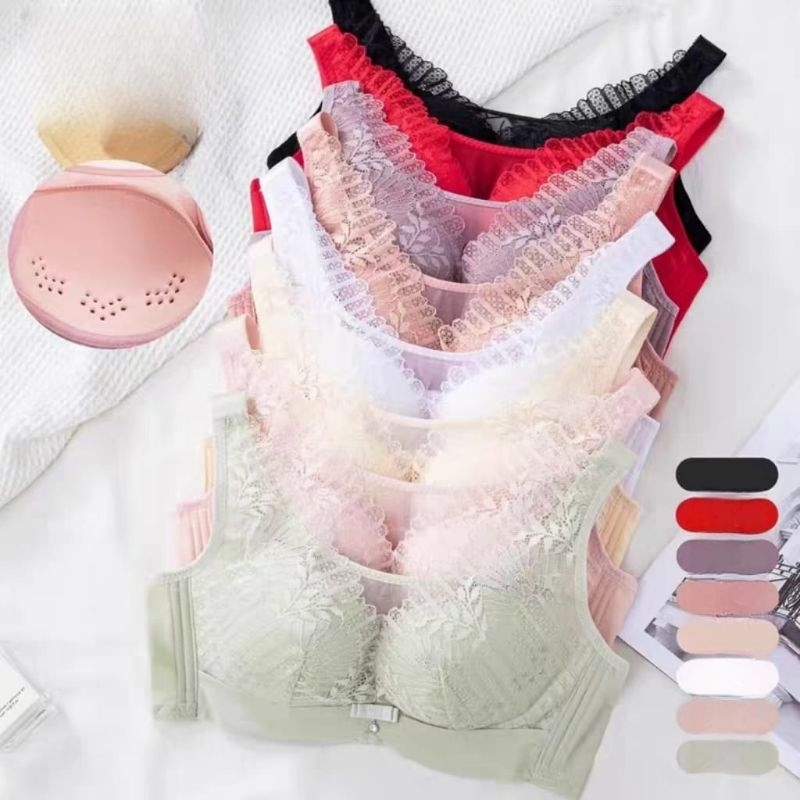 BRA BH WANITA KAWAT BUSA TIPIS, BRUKAT CANTIK, SEXI CUP C STANDAR, BRA IMPORT TERLARIS, SIZE 34-40