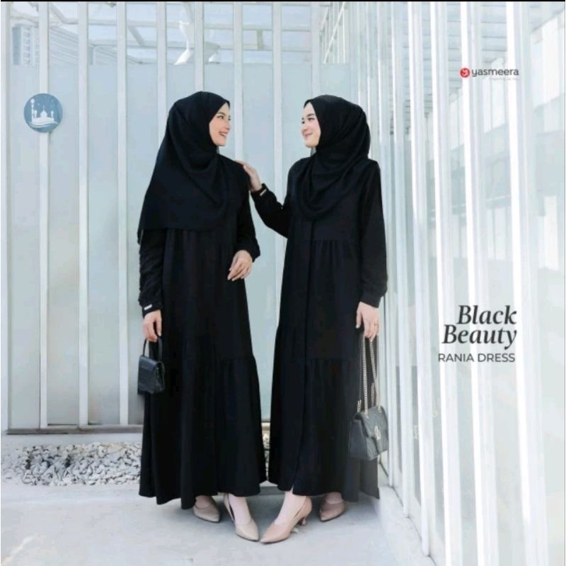 GAMIS HITAM DEWASA RANIA YASMEERA