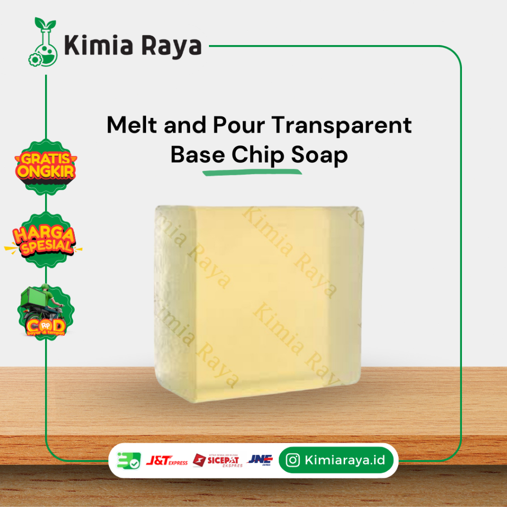 Melt and Pour Transparent Base Chip Soap (1kg)